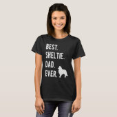 Best Sheltie Dad Ever Mens Shetland Sheepdog Dog T-Shirt (Vorne ganz)