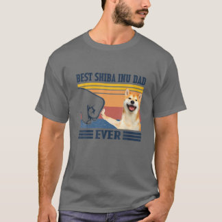 Best Shiba Inu Vater Ever Vatertag Weihnachten T-Shirt