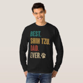 Best Shih Tzu Dad Ever   Shih Tzu Dog T-Shirt (Vorne ganz)