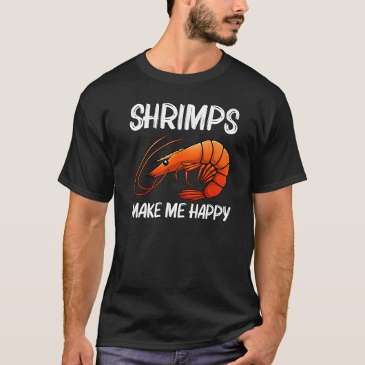 Best Shrimp For Men Women Prawn Animal Seafood T-Shirt (Vorderseite)