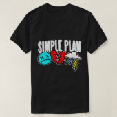 Best Simple Plan Band Logo, Genge Rock Favorit Ess T-Shirt (Design vorne)