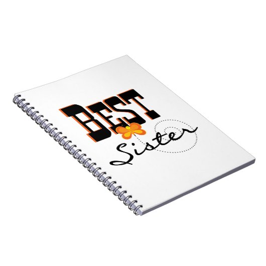 Best Sister Butterfly Geschenke Notizblock (Rechte Seite)