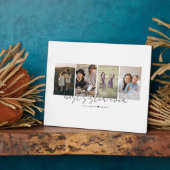 Best Sister Ever Modern Script 4 Photos Collage Fotoplatte (Seite)