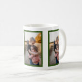 'Best Sister Ever'Yellow Green modern illustrativ Kaffeetasse (VorderseiteRechts)