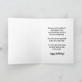 Best Sister-in-law in the World Birthday Karte (Innenseite)