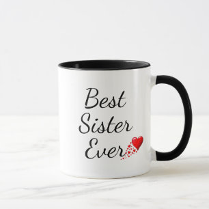 BEST SISTER JE Personalisierte Sprichwörter 31 Tasse