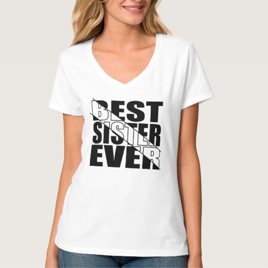 BEST SISTER JE. T-Shirt (Vorderseite)