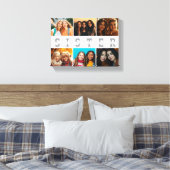 Best Sister Script Collage Foto & Names Leinwanddruck (Insitu (Schlafzimmer))