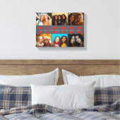 Best Sister Script Collage Foto & Names Leinwanddruck (Insitu (Schlafzimmer))