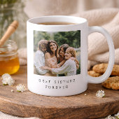 Best Sisters Forever Custom Photo Personalized  Kaffeetasse