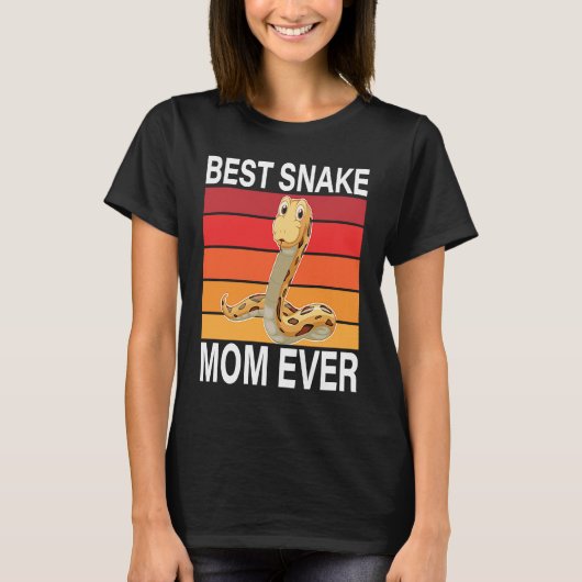 Best Snake Mom Ever I Snake T-Shirt (Vorderseite)