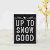 Best Snowboard Skifahren - Niedliche Skifahrer Män Karte (Gelbe Blume)