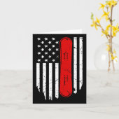 Best Snowboarden Kunst Männer Snowboard Snowboarde Karte (Gelbe Blume)