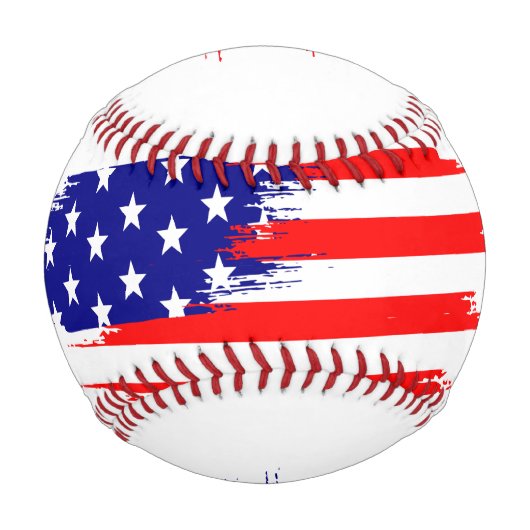 Best Solid Color USA Flag Baseball (Rückseite)