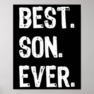 Best Son Ever Funny Family Cool Poster
