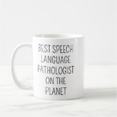 Best Speech Language Pathologist/Speech Therapist Kaffeetasse (Links)