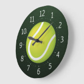 Best Sport | Time For Tennis Große Wanduhr (Winkel)