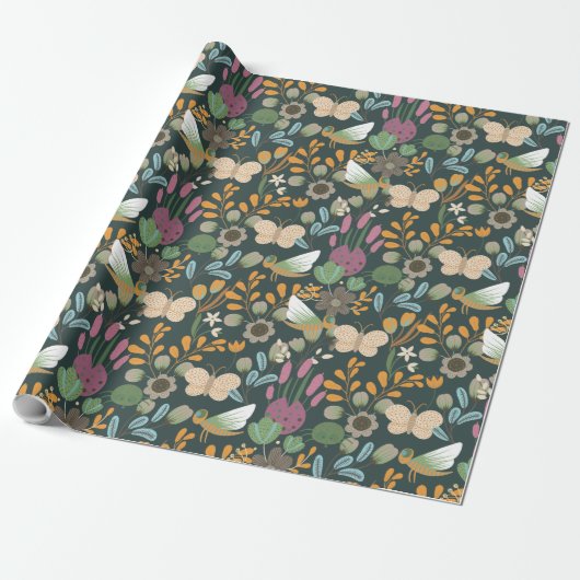 Best Spring Pattern Geschenkpapier (Ungerollt)