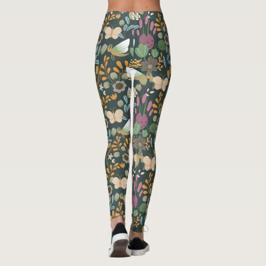 Best Spring Pattern Leggings (Rückseite)