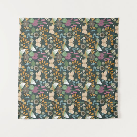Best Spring Pattern Wandteppich (Vorderseite (Horizontal))
