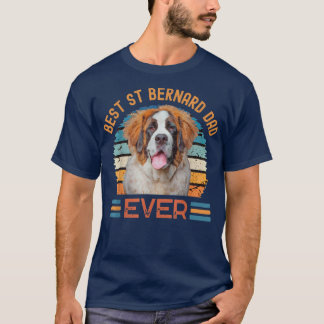 Best St Bernard Vater Ever dog Vatertag tee T-Sh