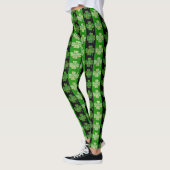 Best St. Patrick's Day Green Kariert Clover Streif Leggings (Links)