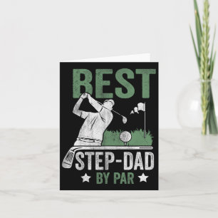 Best Step-Papa by Par Vatertag Golf Geschenk Karte