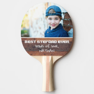 Best Step Vater Ever Vatertag 2021 Wood Foto Tischtennis Schläger