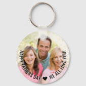 Best Stepdad Ever Happy Vathers Day Foto Schlüssel Schlüsselanhänger (Rückseite)