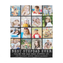 BEST STEPDAD JE 16 Foto Collage Your Color