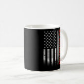 Best Stepfather jemals American Flag Camouflage Pa Kaffeetasse (VorderseiteRechts)