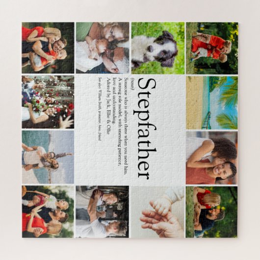 Best Stepfather, Stepdad Definition 12 Foto Puzzle (Horizontal)