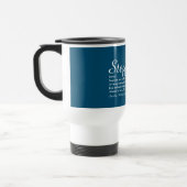 Best Stepfather Stepdad Definition Skript blau Reisebecher (Links)