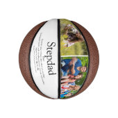 Best Stepfather Stepdad je Definition Fun Foto Mini Basketball (Vertikal)