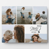 Best Stepmom Ever Custom Photo Collage  Fotoplatte (Vorderseite)