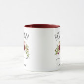 BEST SUEGRA jemals (Ihr Name) - Maroon Bouquet Tasse (Zentrum)