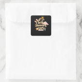 Best Summer Ever Quadratischer Aufkleber (Tasche)