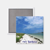 Best Sunny Beach Magnet (Vorderseite/Rückseite)