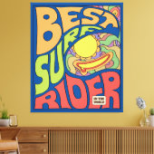 Best Surf-Ever-Poster Leinwanddruck (Insitu (Wohnzimmer))