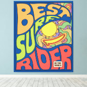 Best Surf-Ever-Poster Leinwanddruck (Insitu (Holzboden))