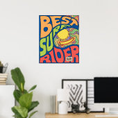 Best Surf-Ever-Poster Poster (Heimbüro)