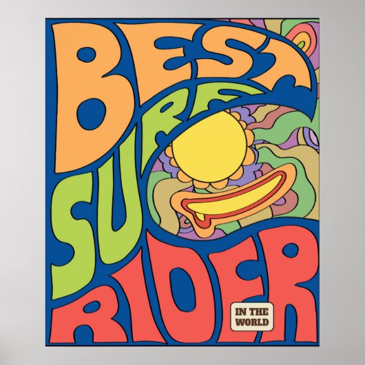 Best Surf-Ever-Poster Poster (Vorne)