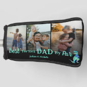 Best T-Shirt Rex Vater Par Kids Foto Name Golf Headcover (Vorderseite)