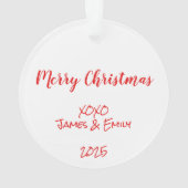 Best Tante Ever Christmas Tree Foto Ornament (Rückseite)