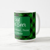 Best Tante Ever Classic Kariert Holly Beeren Kaffeetasse (VorderseiteRechts)