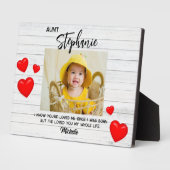 Best Tante Niece Nephew Mothers'Day Sister Foto Fotoplatte (Seite)