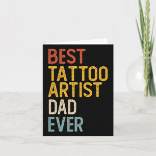 Best Tattoo Artist Vater je Shirts für Vater Tatto Karte