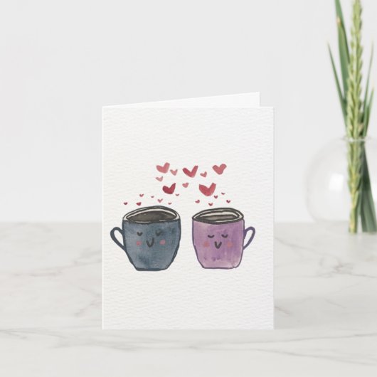 Best-Tea Galentine's/Valentine's Day Card Dankeskarte (Vorderseite)