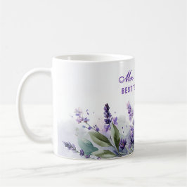 Best Teacher Appreciation Lavender Spring Floral Kaffeetasse