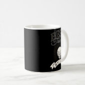 Best Teacher By Par Funny Golf Golfer Kaffeetasse (VorderseiteRechts)